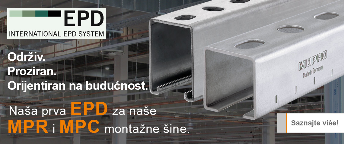 Slider EPD für Systemschienen